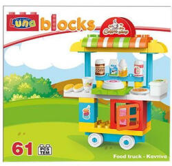 Luna Blocks set jucărie de construcție cafenea 61 bucăți (000621528)
