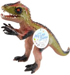 Magic Toys Dino World: Figurină de dinozaur Velociraptor cu sunet, material vinyl cu umplutură de bumbac 35cm (MKO415865) Figurina