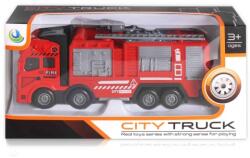 Magic Toys City Truck: Model metalic cu patru axe de pompieri - sunete și lumini (MKL261104)
