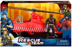 Magic Toys Rescue Team elicopter de pompieri cu figurină (MKL359978)