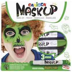 Carioca Pirat set de vopsea pentru față cu 3 culori - Carioca (43051) Costum bal mascat copii