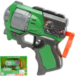 Magic Toys Cool Soft Bullet Gun: Pistol mic cu cartușe de culoare verde 14cm (MKK495060)