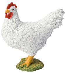 BULLYLAND Găină albă figurină de joacă - Bullyland (62314B) Figurina