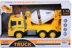 Magic Toys Mixer betonieră mașină 1: 18 scara cu efecte de sunete și lumini (MKL465647)