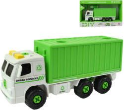 Magic Toys Urban Services: Camion container care se poate dezasambla cu scule si sunet 20cm (MKK440907)