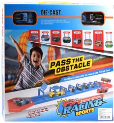 Magic Toys Racing Sports: Extreme Challenge pistă de accelerație setată cu obstacole și 2 mașini mici (MKK503340)