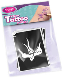 TyToo Girl 1 tatuaje sclipici șablon set 10 bucăți (CTMS0079)