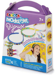 CARIOCA Modelight Bijoux set de făcut Cercei și Bandă pentru cap set plastilină - Carioca (43329)