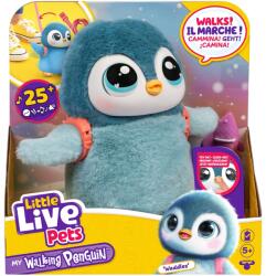 Moose Little Live Pets: Pinguin interactiv care merge (LLP26535) Figurina