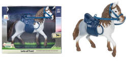 Magic Toys Cal alb cu șa și accesoriu (MKL629240) Figurina