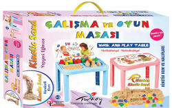 ER Toys Kinetic Sand: masă de lucru în două culori (MASA-201)