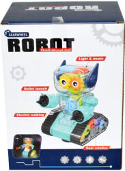 Magic Toys GearWheel robot de luptă iluminat cu lansator două variante (MKO161849)
