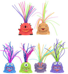 Magic Toys Monster Fun: Figurină amuzantă cu păr extensibil în mai multe variante 1 buc (51052Z) Figurina