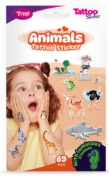 TyToo TyToo: Set de tatuaje temporare cu animale, 69 de bucăți (KOPXX1800011)
