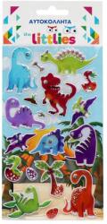 Luna The Littlies: Set de autocolante 3D pufos cu model de dinozauri, 10x22 cm (000646988)
