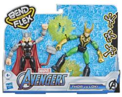 Hasbro Avengers Bend and Flex Thor vs. Loki figurină cu motor - Hasbro (F0245) Figurina