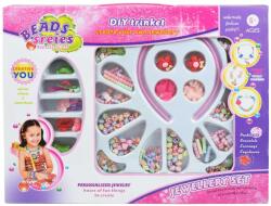 Magic Toys Beads Series: Set de bijuterii cu peste 200+ de mărgele colorate și bentiță (MKK292083)