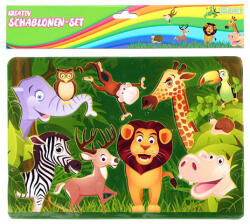 Spirit Spirit: Animale de safari șablon desen creativ din plastic (408290)