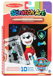 Melissa & Doug Melissa &, Doug: Paw Patrol Marshall Scratch Art joc creativ (33261)