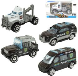 Magic Toys World of Trucks: Mașină de poliție 7 cm în diferite versiuni (MKK449943)