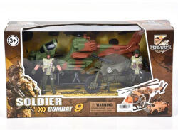Magic Toys Set de joacă militar cu motor și elicopter (MKL173075)