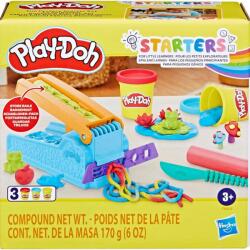 Hasbro Play-Doh: Set de început Fun Factory cu 3 borcane de plastilină 170g (F8805)