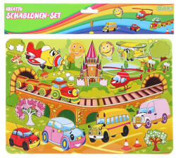 Spirit Spirit: Vehicule creativ șablon desen din plastic (408288)