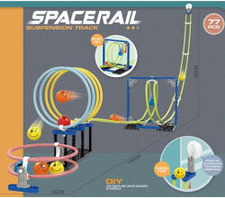Magic Toys Specerail pistă de biluțe 77 de bucăți (MKO511652)