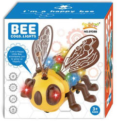 Magic Toys Bee, albinuța fericită cu lumini și funcție de mișcare 17cm (MKN933870)