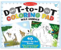 Melissa & Doug Caiet de desen cu puncte şi cu animale - Melissa &, Doug (9104)
