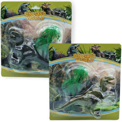 Magic Toys Dino World: T-rex sau Raptor figurină cu copac (MKO411770) Figurina