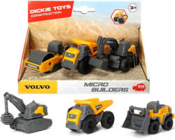 Simba Toys Volvo vehicule de construcții set 3 bucăți două variante - Dickie Toys (203722009)