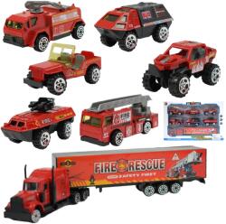 Magic Toys Power Driving: 7 bucăți set de mașină de pompieri (MKL539888)