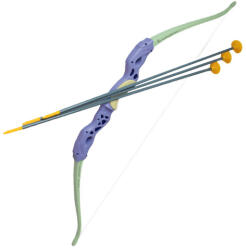 Magic Toys Set arc verde pastel și violet cu săgeți cu ventuză 83cm (MKL158864)