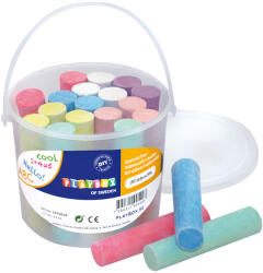 Playbox PlayBox: Set de cretă pentru asfalt în găleată, 20 de bucăți (2470618)