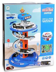 Magic Toys Turn de parcare set de joacă cu sunete și lumini cu trei bucăți de mașinuțe (MKM611455)