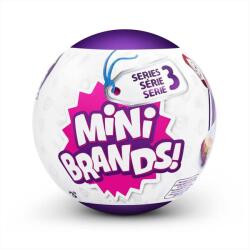 ZURU Mini Brands: Mini mărci mondiale, pachet surpriză cu 5 bucăți, seria 3 (77435K) Figurina