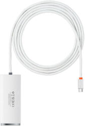 Baseus Cablu de date Baseus Lite Series, USB-C - 4x USB 3.0, 5Gbps, 2m, Alb (WKQX030502)