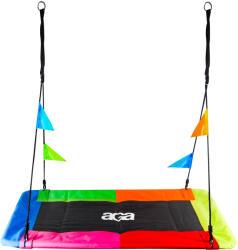 AGA Függő hinta téglalap alakú 150 x 79 cm AGA DS150-6C - színes (K19752)