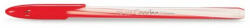 FlexOffice Golyóstoll, 0, 3 mm, kupakos, FLEXOFFICE Candee, piros (FOGT027P) (FO-027RED)