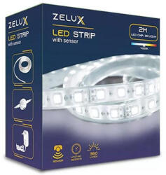 ZELUX led szalag szenzorral kapcsolóval konyha pulthoz, lépcső feljáróhoz 2m (ZXLSWS)