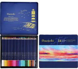 Deli 24 db-os fémdobozos színesceruza készlet (DEC122-24) - officedepot
