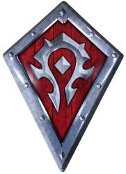 Abysse Corp Afis metalic ABYstyle Games: World of Warcraft - Horde Shield