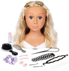 Simba Toys Smoby: Fésülhető és sminkelhető babafej - Szőke hajú (7600320317) - jatekbolt
