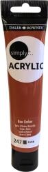Daler-Rowney Simply АКРИЛНА боя Raw Umber 75 ml 1 бр (126975247)