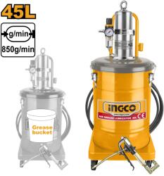 INGCO Pompa de gresat Gresor Pneumatic 45L, 6-8bar, Ingco AGL02451 (AGL02451)