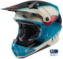 FLY Racing Formula CP motocross sisak fekete-szürke-türkiz