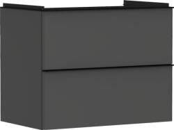 Hansgrohe Xelu Q Mosdószekrény 780/475, matt szürke gyémánt színű, 2 fiókkal, normál mosdókhoz 54028670 (54028670)