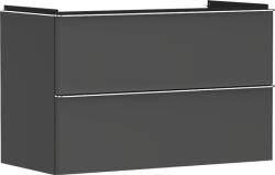 Hansgrohe Xelu Q Mosdószekrény 980/475, matt szürke gyémánt színű, 2 fiókkal, normál mosdókhoz 54032000 (54032000)