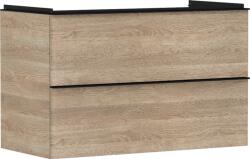 Hansgrohe Xelu Q Mosdószekrény 980/475, természetes tölgy színű, 2 fiókkal, normál mosdókhoz 54033670 (54033670)